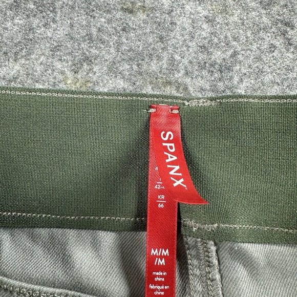 Spanx Stretch Twill Ankle Cargo Jogger Pants Womens Medium Stone Wash Camo - Picture 3 of 11